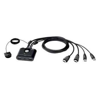 CS22HF-AT - Bộ chuyển mạch KVM cáp HDMI FHD 2 cổng USB